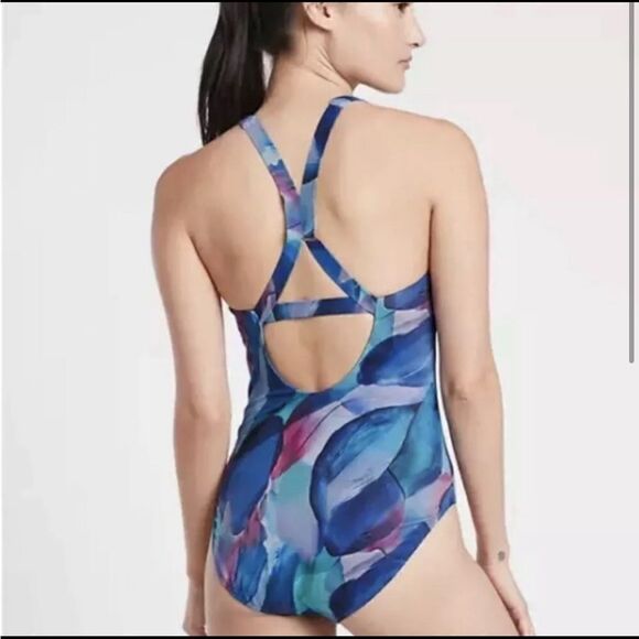 Athleta Malibu Printed One Piece Swimsuit - Picture 2 of 8